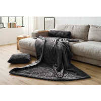 Gözze Wohndecke Cord,  150 x 200 cm 40067-91-150200,  Farbe: anthrazit