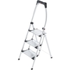 Hailo K100 TopLine Klapptritt 4303-301,  3 breite Aluminium-Stufen,  Arbeitshöhe: 250 cm