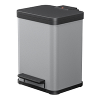 Hailo Öko Uno Plus M Mülltrenner,  matt,  17 Liter 6192200,  Farbe: hellgrau