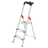 Hailo L 80 ComfortLine Sicherheits-Stehleiter 8040-307,  Arbeitshöhe: max. 263 cm,  3 Stufen