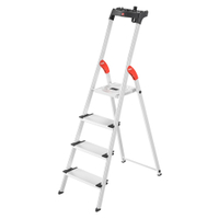 Hailo L 80 ComfortLine Sicherheits-Stehleiter 8040-407,  Arbeitshöhe: max. 285 cm,  4 Stufen