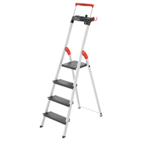 Hailo L100 TopLine Sicherheits-Stehleiter 8050-407,  Arbeitshöhe: max. 260 cm,  4 Stufen