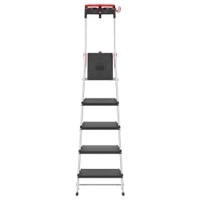 Hailo L100 TopLine Sicherheits-Stehleiter 8050-507,  Arbeitshöhe: max. 280 cm,  5 Stufen