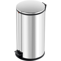 Hailo Pure L Tret-Abfallsammler,  25 Liter 0530-010,  Farbe: Edelstahl