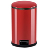 Hailo Pure M Tret-Abfalleimer,  12 Liter 0517-040,  Farbe: rot