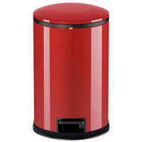 Hailo Pure M Tret-Abfalleimer,  12 Liter 0517-040,  Farbe: rot