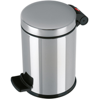 Hailo Solid S Tret-Kosmetikeimer 0704-042,  Farbe: Edelstahl,  3 Liter