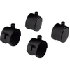 Hailo WS 120 ProfiLine Lenkrollen 0912-999,  Kunststoff,  schwarz