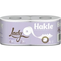 Hakle Lady,  Toilettenpapier 1 Paket = 10 x 2 Rollen à 150 Blatt