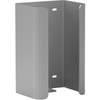 Halter f. 2 Reserve-Standardrollen Toilettenpapier WCRR2,  Aluminium,  mattsilber eloxiert
