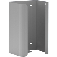 Halter f. 2 Reserve-Standardrollen Toilettenpapier WCRR2,  Aluminium,  mattsilber eloxiert