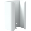 Halter f. 2 Reserve-Standardrollen Toilettenpapier WCRR2W,  Aluminium,  weiß beschichtet