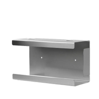 Handschuhspender,  Edelstahl,  silber 09054-M,  Maße (B x L x H): 13, 3 x 24, 6 x 7, 3 cm