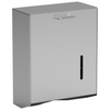 Handtuchpapierspender mit Schnappschloss H3S,  Aluminium,  mattsilber eloxiert,  (B X H xT) 275 x 350 x 155 mm