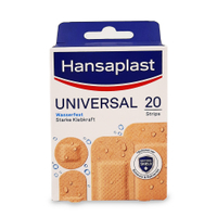 Hansaplast Pflaster Universal,  wasserfest 45906,  1 Packung = 20 Strips