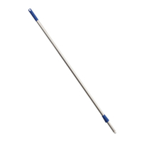 Haug Aluminiumstiele 87102,  Griff und Überwurfmutter: blau,  Länge: 1450 mm