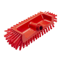 Haug Eckenschrubber,  320 x 125 x 110 mm FC88421,  Komplettfarbe: rot