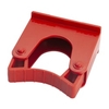 Haug Ersatz-Stielhalterung für Alu-Geräteleiste 86999_1,  Farbe rot,  Maße (B x H x T): 70 x 35 x 75 mm