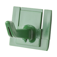 Haug Ersatz-Stielhalterung Haken zur Aufhängung von Tools 86997_3,  Farbe grün,  Maße (B x H x T): 42 x 32 x 31 mm