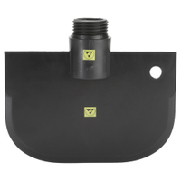 Haug ESD Schaber,  Stielverbindung 8933ESD,  Maße (L x B x H): 150 x 128 x 37 mm