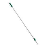 Haug Fiberglasstiel,  nicht kälteleitend 87053,  Kappe und Überwurfmutter: grün,  Länge: 1450 mm
