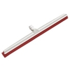 Haug Gelenk Wasserschieber weiß,  360° drehbaren Gelenk,  2-lippig 87841,  Lippe rot,  Maße (B x H x T): 620 x 53 x 95 mm