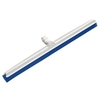 Haug Gelenk Wasserschieber weiß,  360° drehbaren Gelenk,  2-lippig 87842,  Lippe blau,  Maße (B x H x T): 620 x 53 x 95 mm