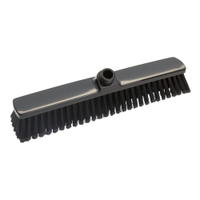 Haug Großraumbesen,  400 x 60 mm,  geschlitzt FC88827,  Komplettfarbe: schwarz