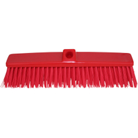 Haug Hygiene Großraumbesen,  380 x 63 x 105 mm 1871,  Besatzfarbe: rot