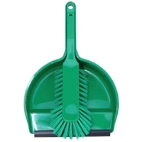 Haug Hygiene Kehrgarnituren,  330 x 230 x 80 5603,  Besatzfarbe: grün