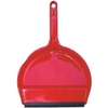 Haug Hygiene Kehrschaufel,  330 x 230 x 70 5561,  Besatzfarbe: rot