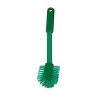 Haug Hygiene Spülbürste oval,  270 x 65 x 50 1383,  Besatzfarbe: grün