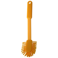 Haug Hygiene Spülbürste oval,  270 x 65 x 50 1384,  Besatzfarbe: gelb