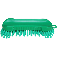 Haug Hygiene Wasch- /Scheuerbürste 5803,  Besatzfarbe: grün
