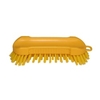 Haug Hygiene Wasch- /Scheuerbürste 5804,  Besatzfarbe: gelb