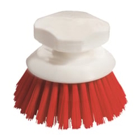 Haug Knopfbürste,  Ø 120 mm 87431,  Besatzfarbe: rot