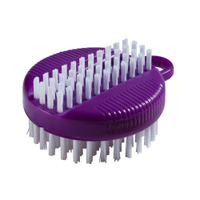 Haug Nagelbürste rund 70720,  Farbe: lila (plum)