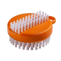 Haug Nagelbürste rund 70722,  Farbe: orange (mango)