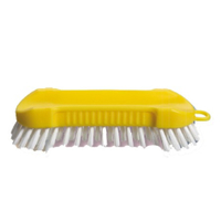 Haug Scheuerbürste rund 58021,  Farbe: gelb