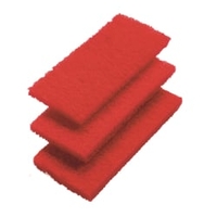 Haug Scheuervlies-Pad 8624,  1 Packung = 3 Stück,  rot (mittel)