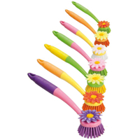 Haug Spülbürste "flower" 45102,  1 Spülbürste - farbig sortiert