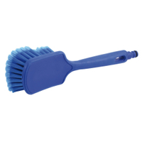 Haug Stielbürste mit kurzem Griff 88242,  Farbe: blau