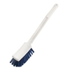 Haug Stielbürste mit langem Griff 89012,  Besatzfarbe: blau
