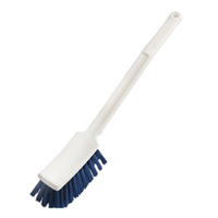 Haug Stielbürste mit langem Griff 89012,  Besatzfarbe: blau