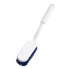 Haug Stielscheuerbürste mit kurzem Griff 60502,  Besatzfarbe: blau