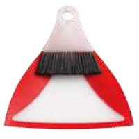 Haug Tischkehrer "Flexi" 35001,  Farbe: rot