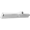 Haug Wasserschieber mit Wechselprofil,  zweilippig 87760G,  Lippen weiß,  Maße (B x H x T): 320 x 35 x 80 mm