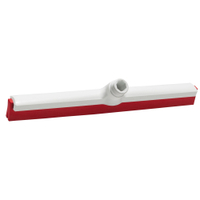 Haug Wasserschieber mit Wechselprofil zweilippig 87961G,  Lebensmittelgummilippe,  rot