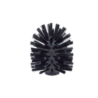 Haug WC-Ersatzbürstenkopf rund 613909,  Farbe: Schwarz