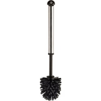 Haug WC-Rundbürste schwarz 61333,  mit verchromten Metallgriff